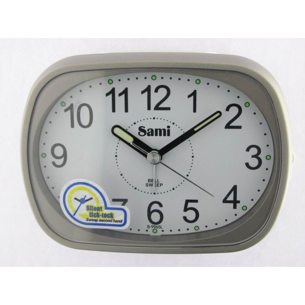 Sami Despertador Agujas Gris