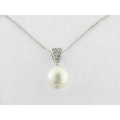 Lineargent Colgante Plata Perla Piedras