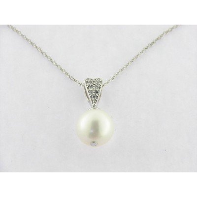 Lineargent Colgante Plata Perla Piedras