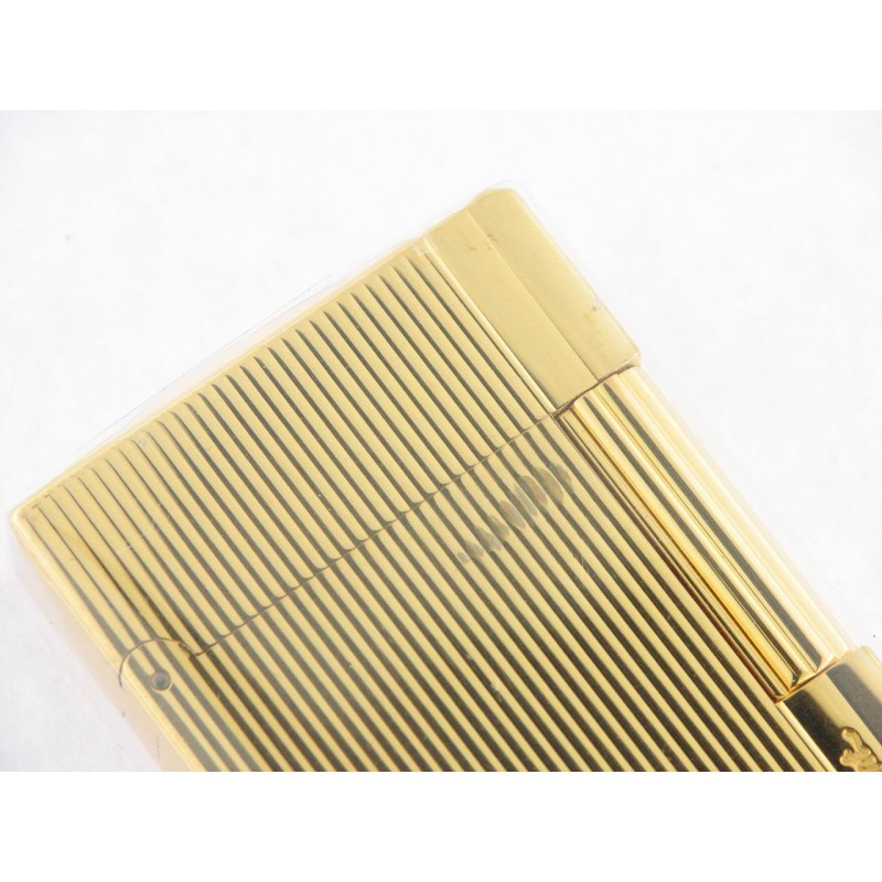 Dupont Encendedor Oro Lignes Verticales
