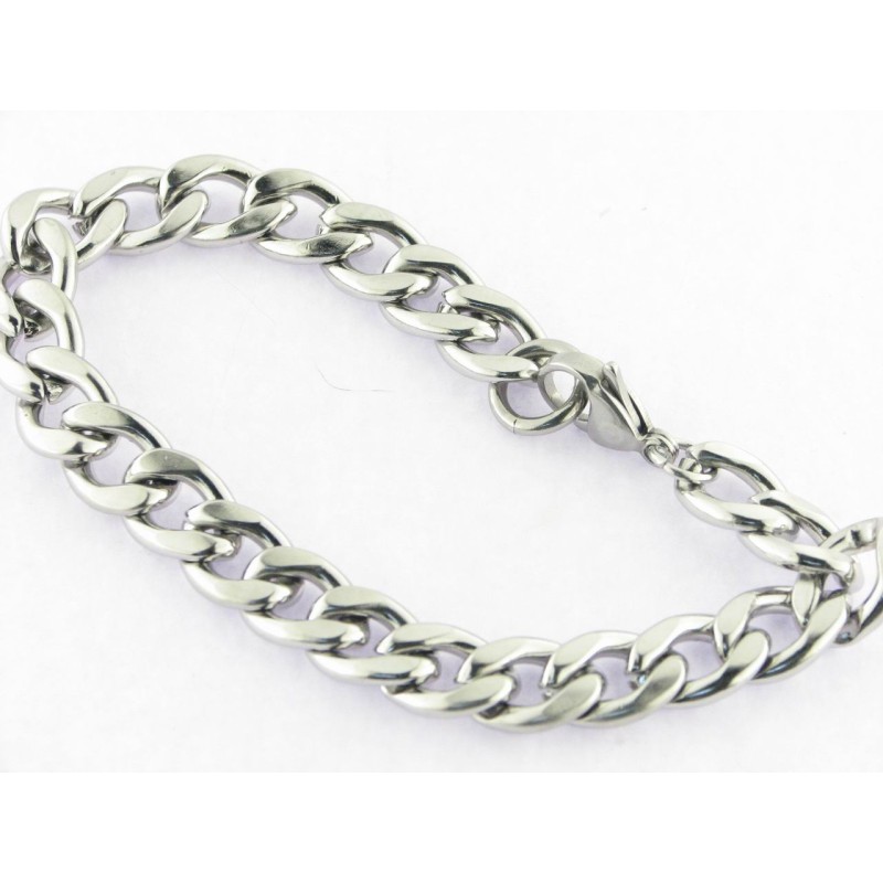 Pulsera Acero Barbada 9 mm
