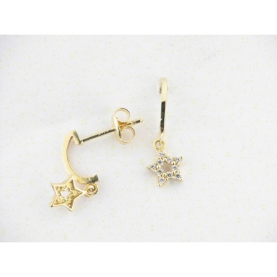 Pendientes Oro Piedras
