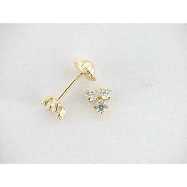 Pendientes Oro Piedras