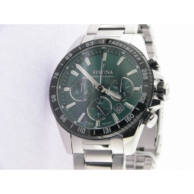 Festina Crono Agujas Acero Armys