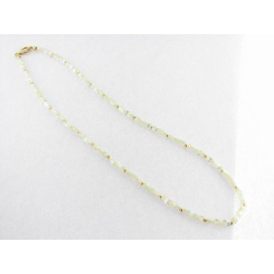 Collara 45 Cm Nacar Plata Chapada