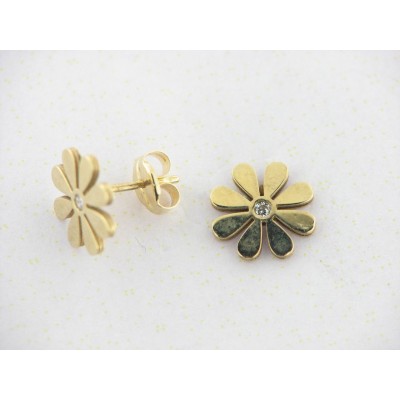 Pendientes oro Piedra