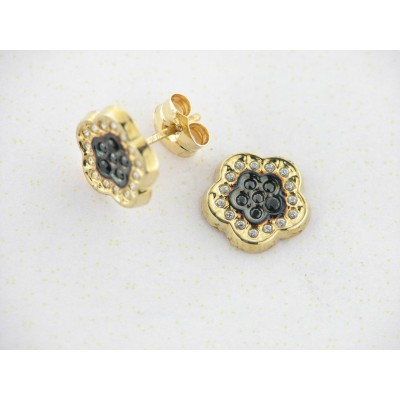 Pendientes Oro Piedras