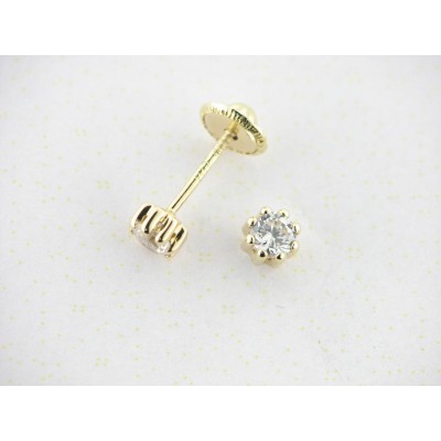 Pendientes Oro Piedra