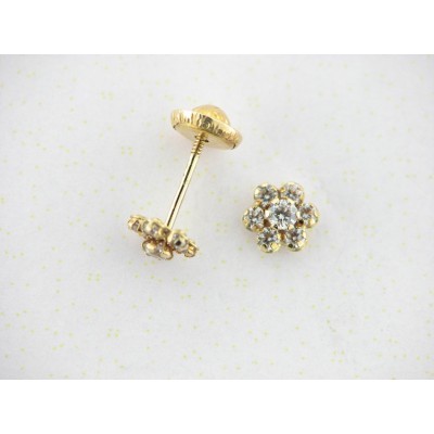 Pendientes Oro Piedras