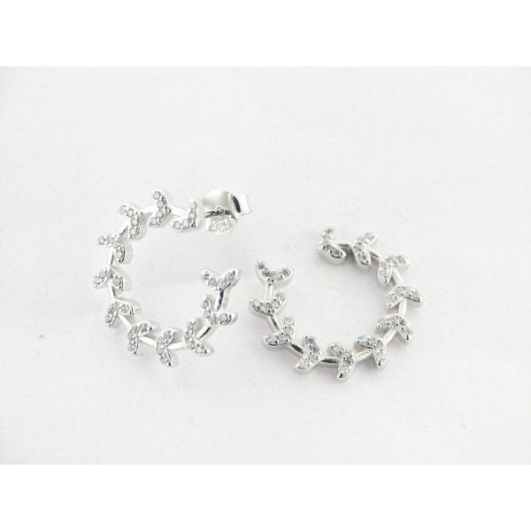 Pendientes Plata Piedras