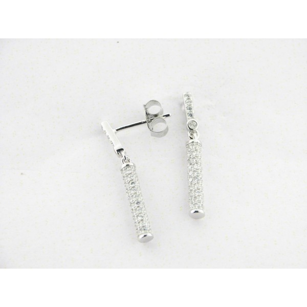 Pendientes Plata Piedras
