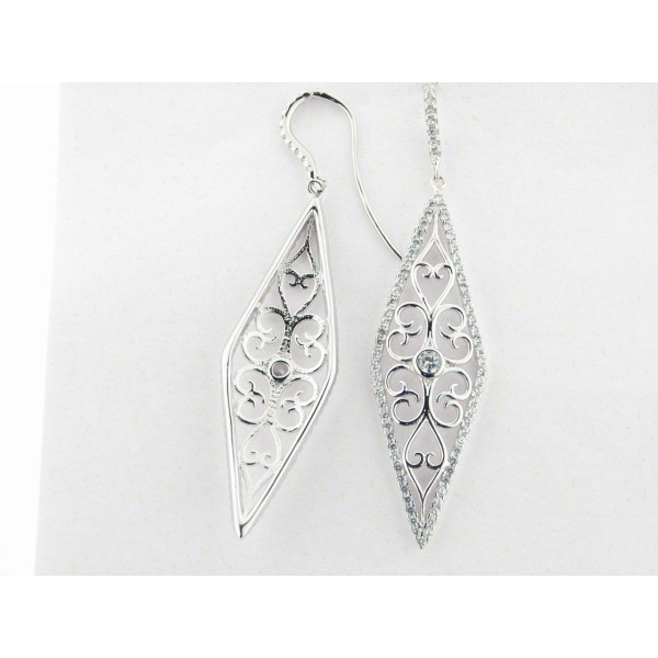 Pendientes Plata Piedras