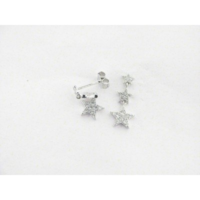 Pendientes Plata Piedras