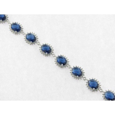 Pulsera Plata Piedras