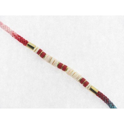 Viceroy pulsera acero cordón piedras