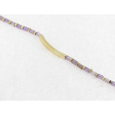 Viceroy pulsera acero chapado piedras