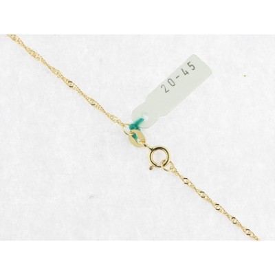 Cadena Oro 45 cm Singapur