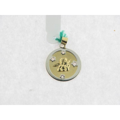 Medalla Oro Bicolor Angel