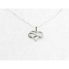 Lotus Colgante Plata con Cadena