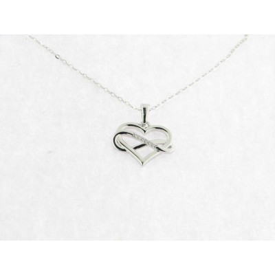 Lotus Colgante Plata con Cadena