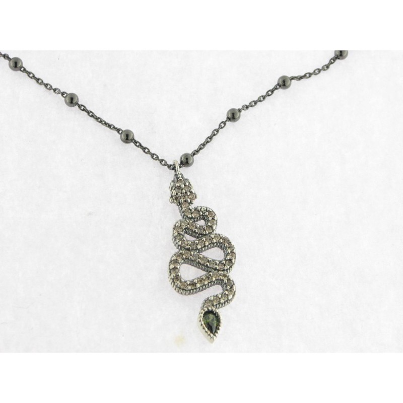 Raive Colgante Plata Piedras con Cadena