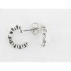 Pendientes Aro Plata Piedra