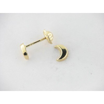 Pendientes Oro Luna