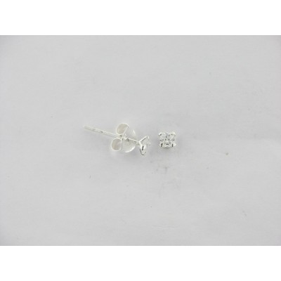 Pendientes plata circonitas