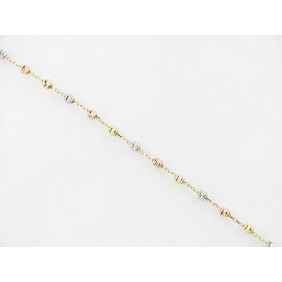 Pulsera Oro Tricolor