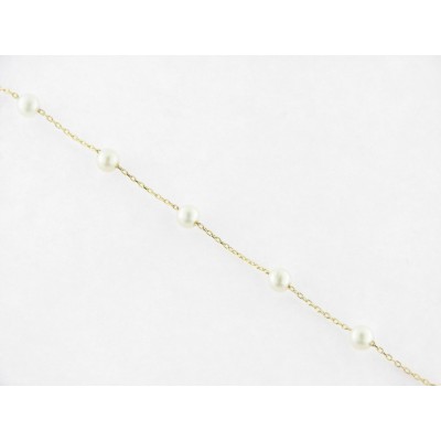 Pulsera Oro Perlas