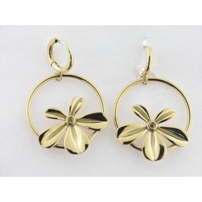 Viceroy pendientes aro acero chapado