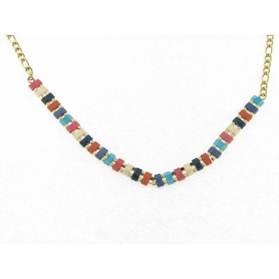 Viceroy gargantilla acero chapado cristales