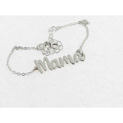 Pulsera Plata Mama