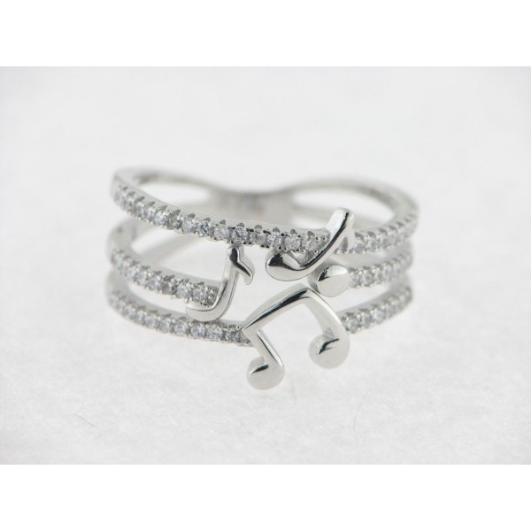 Anillo Plata Circonitas