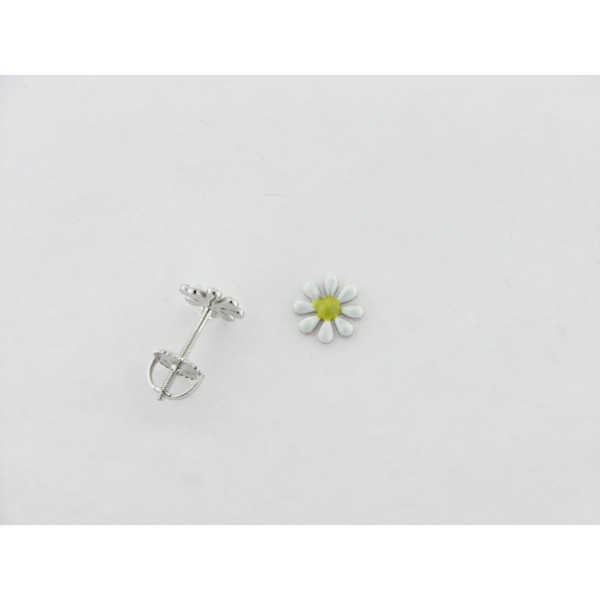 Pendientes plata esmalte