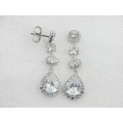 Pendientes Plata Piedras