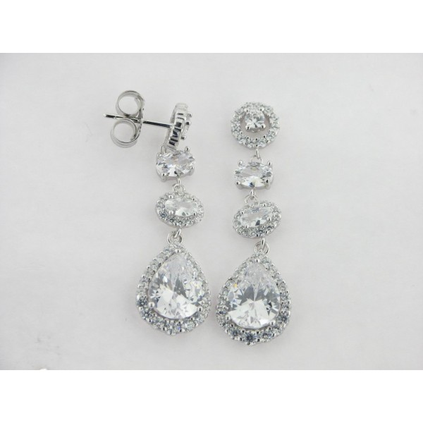 Pendientes Plata Piedras