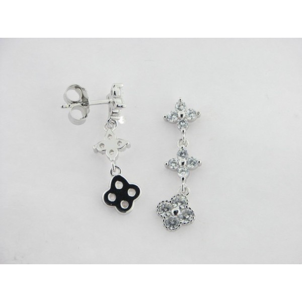 Pendientes Plata Piedras