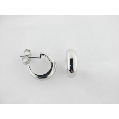 Pendientes aro plata