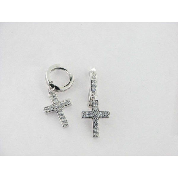 Pendientes Aro Plata Piedra