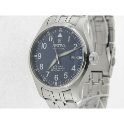 Festina Swiss automático agujas acero