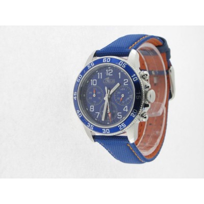 Lotus Crono Agujas Acero Piel