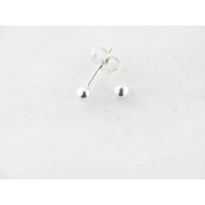 Pendientes Plata Bola