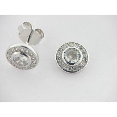 Pendientes Plata Piedras
