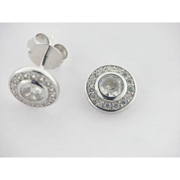 Pendientes Plata Piedras