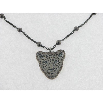 Raive Colgante Plata Tigre con Cadena