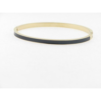 Pulsera Aro Acero Chapado Negro
