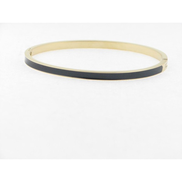 Pulsera Aro Acero Chapado Negro