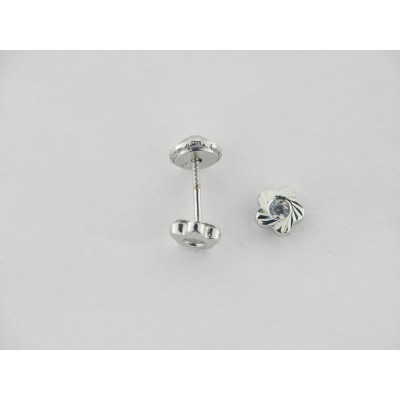 Pendientes Oro Blanco Piedra Pendientes Oro Blanco Piedra