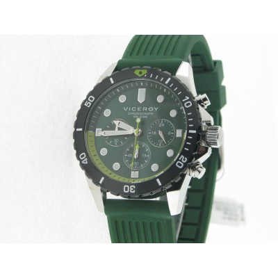 Viceroy Crono Agujas Acero Correa Caucho